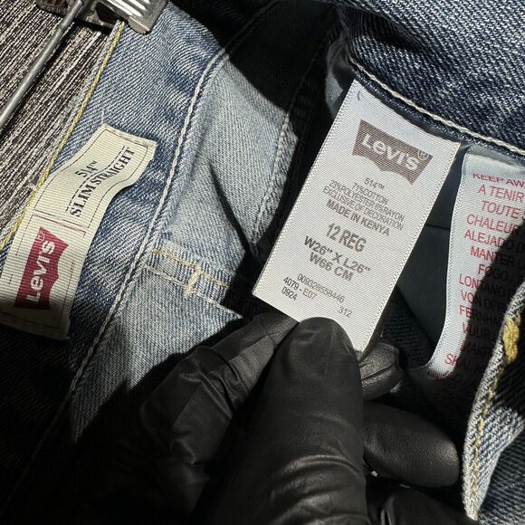 Levi’s Jeans Women's Size 12 Blue 514 Slim Straight - Picture 5 of 16